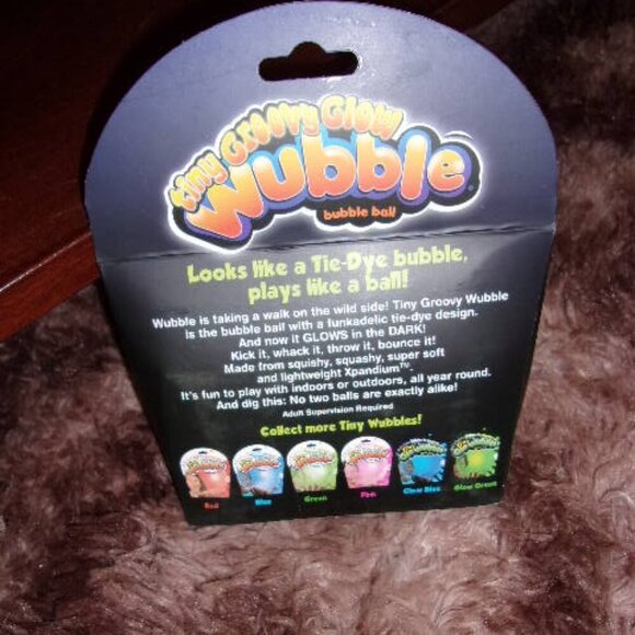 Wubble Tiny Groovy in the Glo Bubble Ball New - Picture 2 of 3